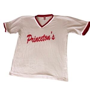 Vintage DON ALLESON Athletic PRINCETON Logo Short Sleeve Tee Size Large